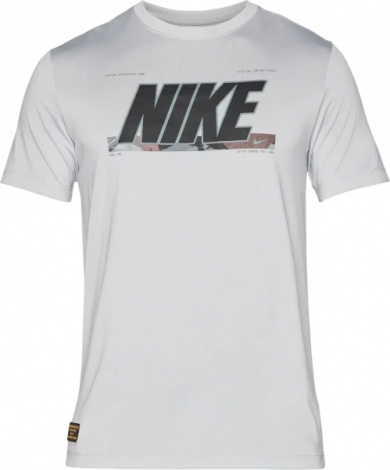 Футболка Nike DRI-FIT TEE RLGD CAMO GFX сіра FV8370-077