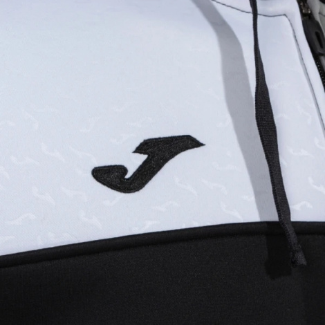 Олимпийка (мастерка) с капюшоном Joma CREW V черно-серо-белая 103087.111