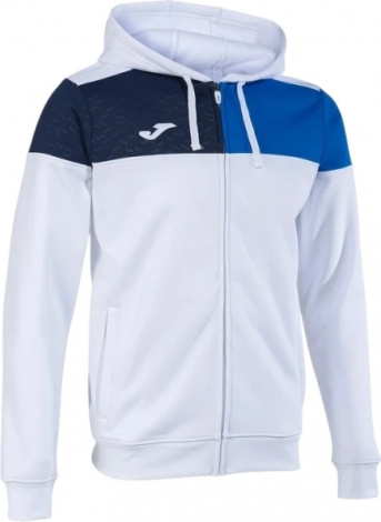 Олімпійка (мастерка) з капюшоном Joma CREW V біло-синьо-темно-синя 103087.207