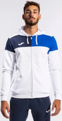 Олімпійка (мастерка) з капюшоном Joma CREW V біло-синьо-темно-синя 103087.207