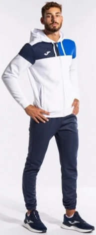 Олімпійка (мастерка) з капюшоном Joma CREW V біло-синьо-темно-синя 103087.207