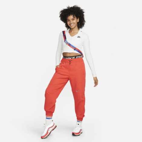 Олімпійка (мастерка) жіноча Nike W NSW LS TOP RIB SW біла FJ5220-121