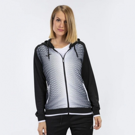 Олимпийка Joma женские SUPERNOVA черно-белая