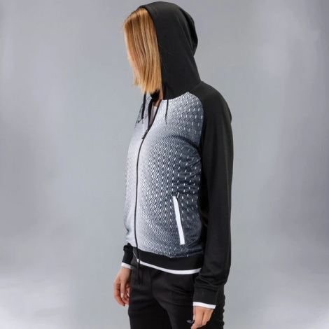 Олимпийка Joma женские SUPERNOVA черно-белая