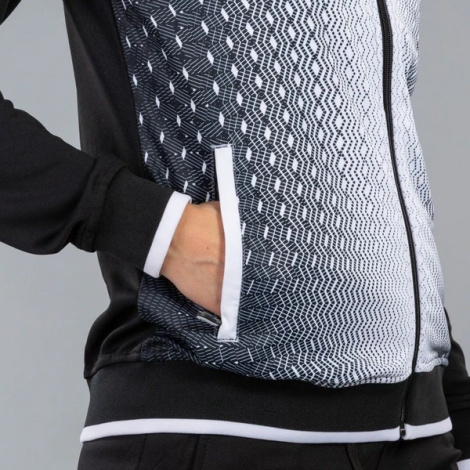 Олимпийка Joma женские SUPERNOVA черно-белая