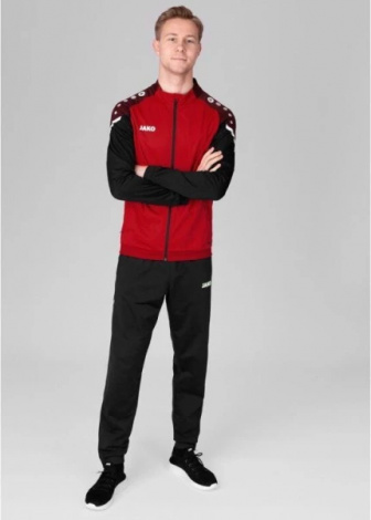 Олимпийка (мастерка) Jako PERFORMANCE красно-черная 9322-101