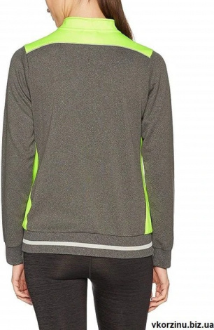 Олимпийка Joma женская CAMPUS II серо-желтая