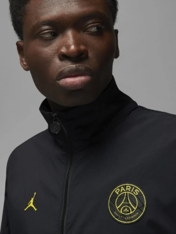 Олімпійка (мастерка) Nike JORDAN X PSG JACKET чорна DV0608-010