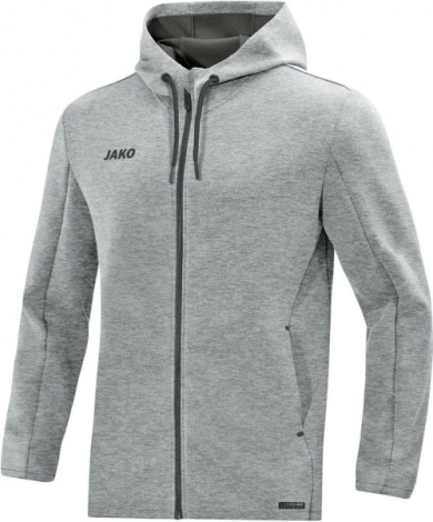 Олімпійка (мастерка) Jako PREMIUM BASICS світло-сіра 6829-40