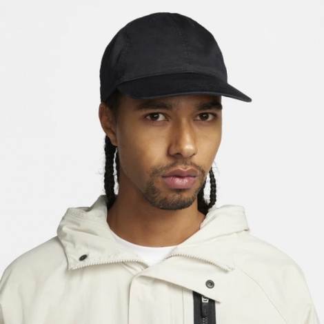 Кепка Nike U NK CLUB CAP U FB SWSH WSH L чорна FN4405-010