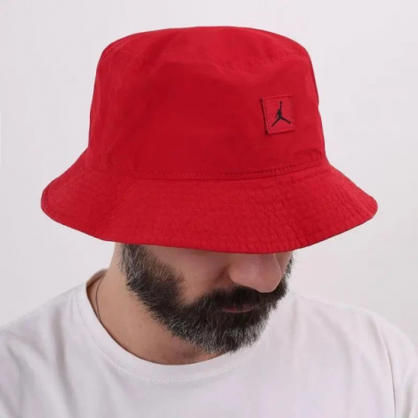 Панама Nike BUCKET JM WASHED CAP червона DC3687-687