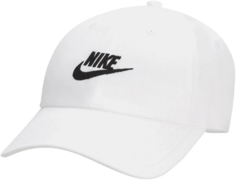 Кепка Nike U CLUB CAP U CB FUT WSH L біла FB5368-100