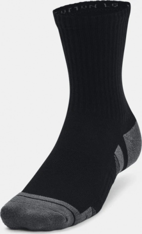 Носки Ua Performance Cotton 3P Mid Черный Унисекс Lg