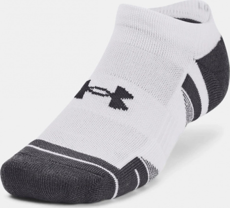 Шкарпетки Under Armour PERFORMANCE TECH 3PK NS біло-темно-сірі (3 пари) 1379503-100