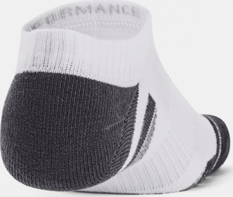 Шкарпетки Under Armour PERFORMANCE TECH 3PK NS біло-темно-сірі (3 пари) 1379503-100