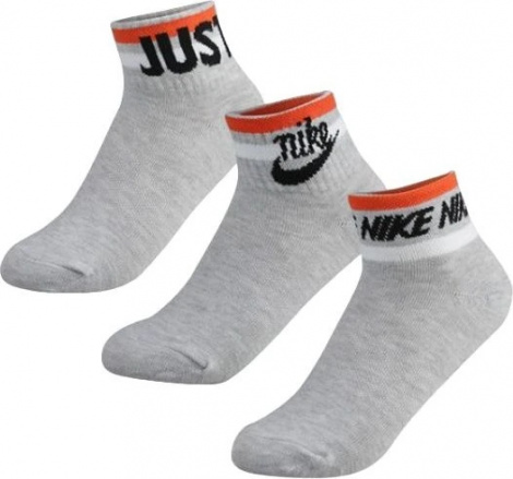Шкарпетки Nike U NK NSW EVERYDAY ESSENTIAL AN 3PR сірі (3 пари) DA2612-050