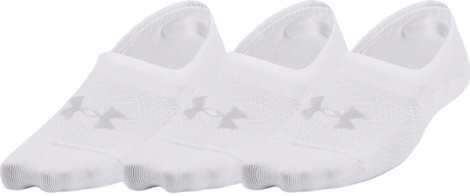 Шкарпетки жіночі Under Armour BREATHE LITE ULTRA LOW 3P білі (3 пари) 1370075-100