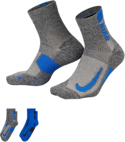 Шкарпетки Nike U NK MLTPLIER ANKLE 2PR - 144 різнокольорові SX7556-937
