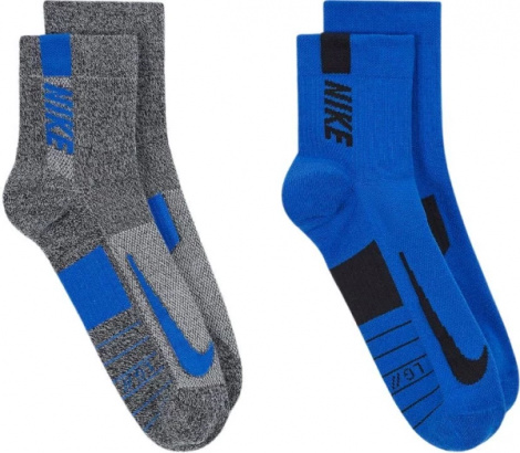 Шкарпетки Nike U NK MLTPLIER ANKLE 2PR - 144 різнокольорові SX7556-937