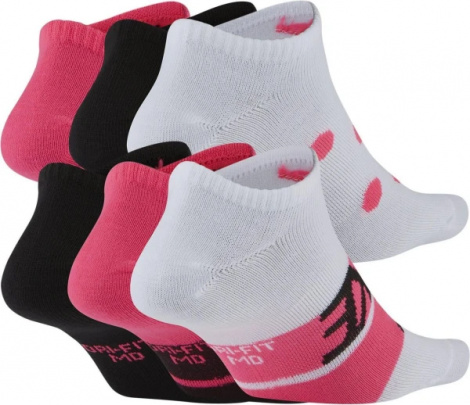 Шкарпетки жіночі Nike W NK EVERYDAY LTWT NO SHOW 6PR кольорові (6 пар) CZ5627-908