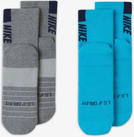 Шкарпетки Nike U NK MLTPLIER ANKLE 2PR SX7556-923 різнокольорові (2 пари) SX7556-923