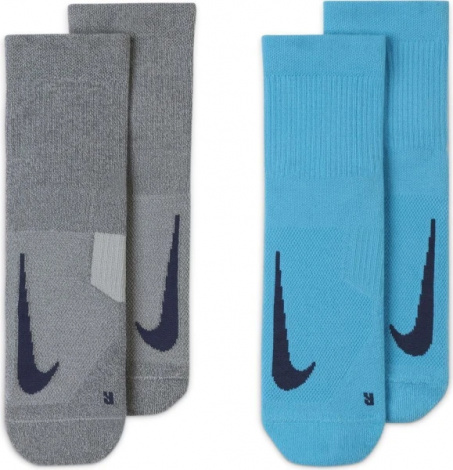Шкарпетки Nike U NK MLTPLIER ANKLE 2PR SX7556-923 різнокольорові (2 пари) SX7556-923