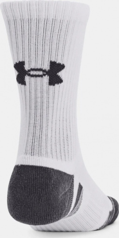 Шкарпетки Under Armour PERFORMANCE COTTON 3P MID біло-темно-сірі (3 пари) 1379530-100