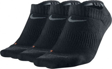 Шкарпетки Nike Nike 3PRPK DRI FIT LIGHTWEIGHT 3PR чорні (3 пари) SX4846-001