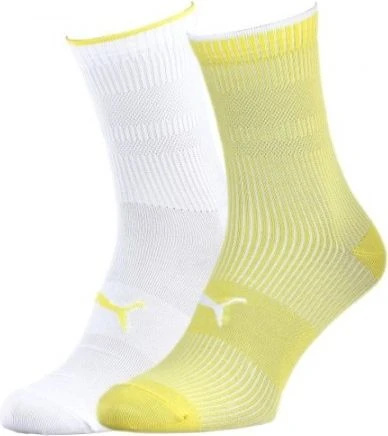 Носки Puma Sock Classic 2P Women Желтый, Белый Унисекс 35-38