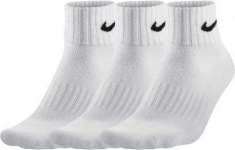 Шкарпетки Nike VALUE COTTON QUARTER білі (3 пари) SX4926-101