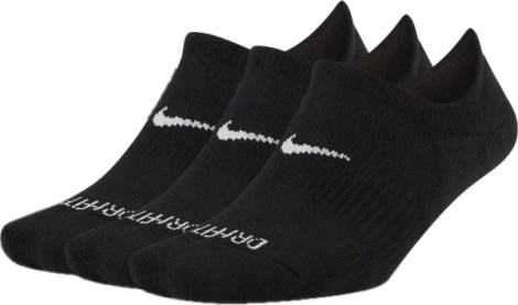 Шкарпетки жіночі Nike U NK EVERYDAY PLUS CUSH FOOTIE чорні DH5463-904