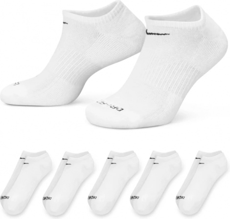 Носки Nike Everyday Plus Cushioned Training No-Show Socks (6 Pairs) White Sx6898-100 34-38