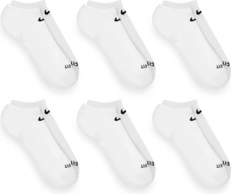 Носки Nike Everyday Plus Cushioned Training No-Show Socks (6 Pairs) White Sx6898-100 34-38