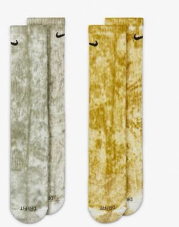 Шкарпетки Nike U NK EVERYDAY PLUS CUSH CREW різнокольорові (2 пари) DM3407-907