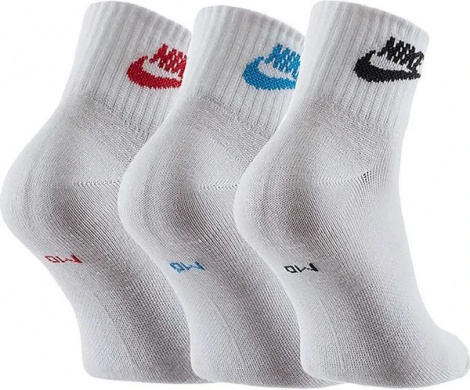 Шкарпетки Nike U NK NSW EVRY ESSENTIAL ANKLE білі (3 пари) SK0110-911