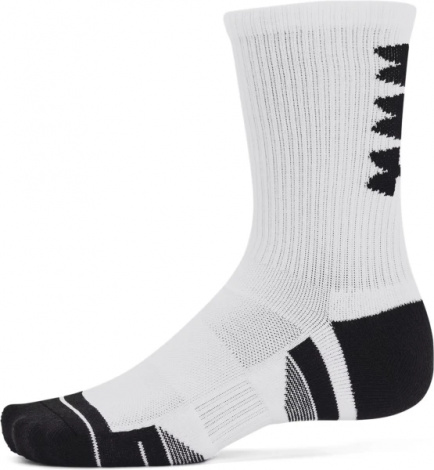 Шкарпетки Under Armour PERFORMANCE TECH 3PK CREW SOCKS білі (3 пари) 1379515-101