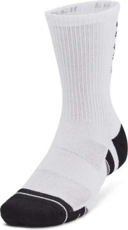Шкарпетки Under Armour PERFORMANCE TECH 3PK CREW SOCKS білі (3 пари) 1379515-101
