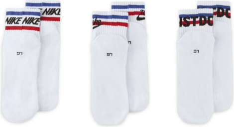 Шкарпетки Nike U NK NSW EVERYDAY ESSENTIAL AN білі (3 пари) DX5080-100