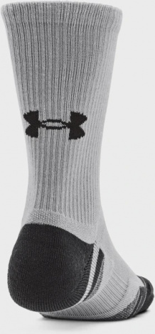 Шкарпетки Under Armour PERFORMANCE TECH 3PK CREW чорно-сіро-білі (3 пари) 1379512-011