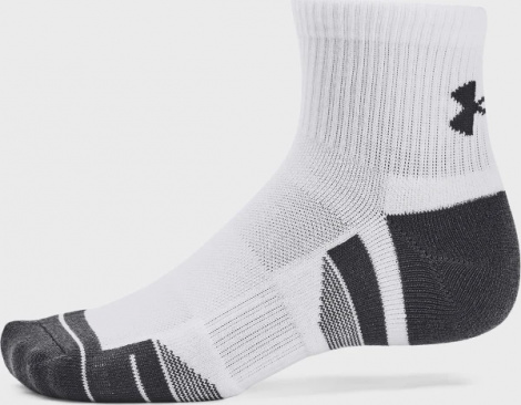 Шкарпетки Under Armour PERFORMANCE TECH 3PK QTR білі (3 пари) 1379510-100