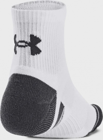Шкарпетки Under Armour PERFORMANCE TECH 3PK QTR білі (3 пари) 1379510-100