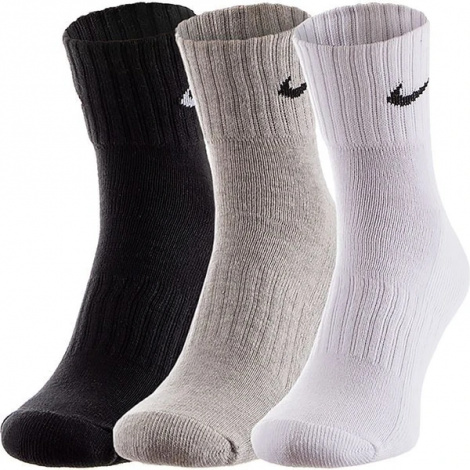 Шкарпетки Nike U NK CUSH QT 3PR-VALUE різнокольорові (3 пари) SX4926-901