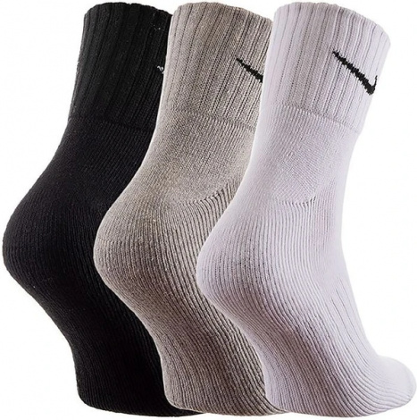 Шкарпетки Nike U NK CUSH QT 3PR-VALUE різнокольорові (3 пари) SX4926-901