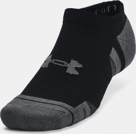 Шкарпетки Under Armour PERFORMANCE COTTON 3PK NS чорно-темно-сірі (3 пари) 1379526-001