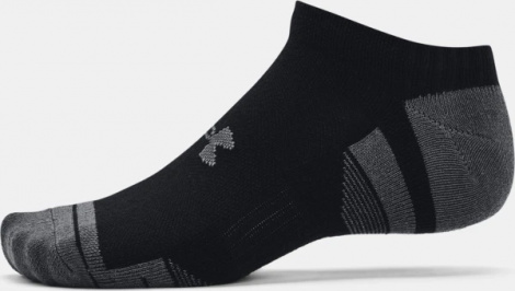 Шкарпетки Under Armour PERFORMANCE COTTON 3PK NS чорно-темно-сірі (3 пари) 1379526-001