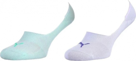Шкарпетки Puma FOOTIE 2P UNISEX м'ятно-фіолетові (2 пари) 141011001-004