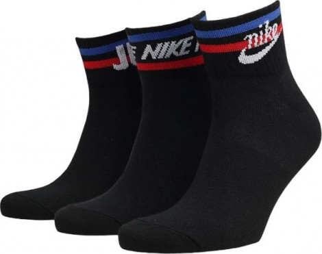 Носки Nike U Nk Nsw Everyday Essential An 3Pr Черный Унисекс 34-38