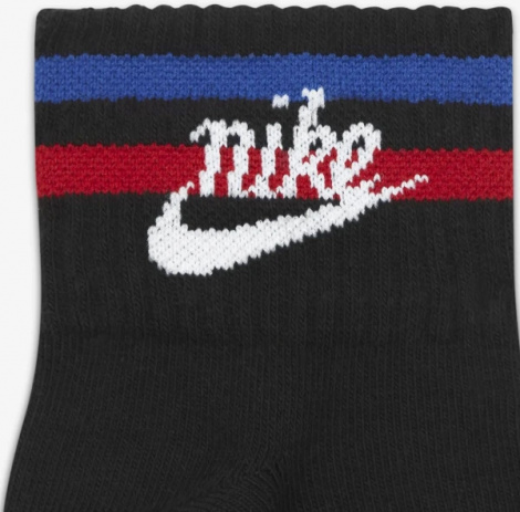 Носки Nike U Nk Nsw Everyday Essential An 3Pr Черный Унисекс 34-38