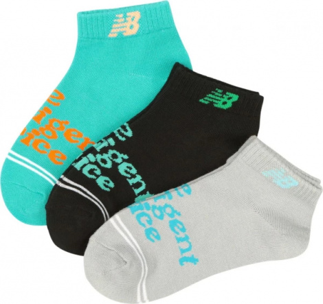Носки New Balance Kids Endless Days Low Cut 3P