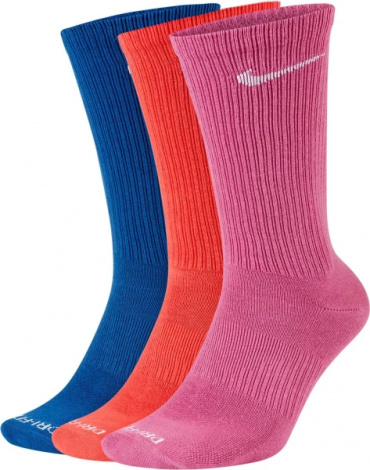 Носки Nike U Nk Everyday Plus Ltwt Crew 3Pr Мультиколор Унисекс 38-42